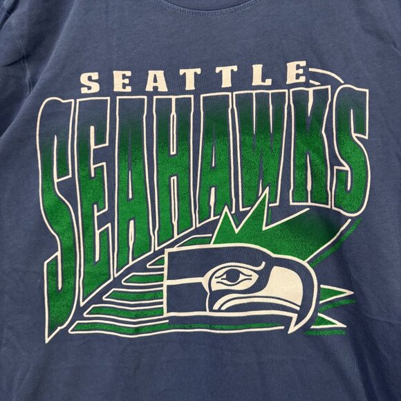Seattle Seahawks NFL Football Blue T-Shirt Size Medium - Picture 2 of 4